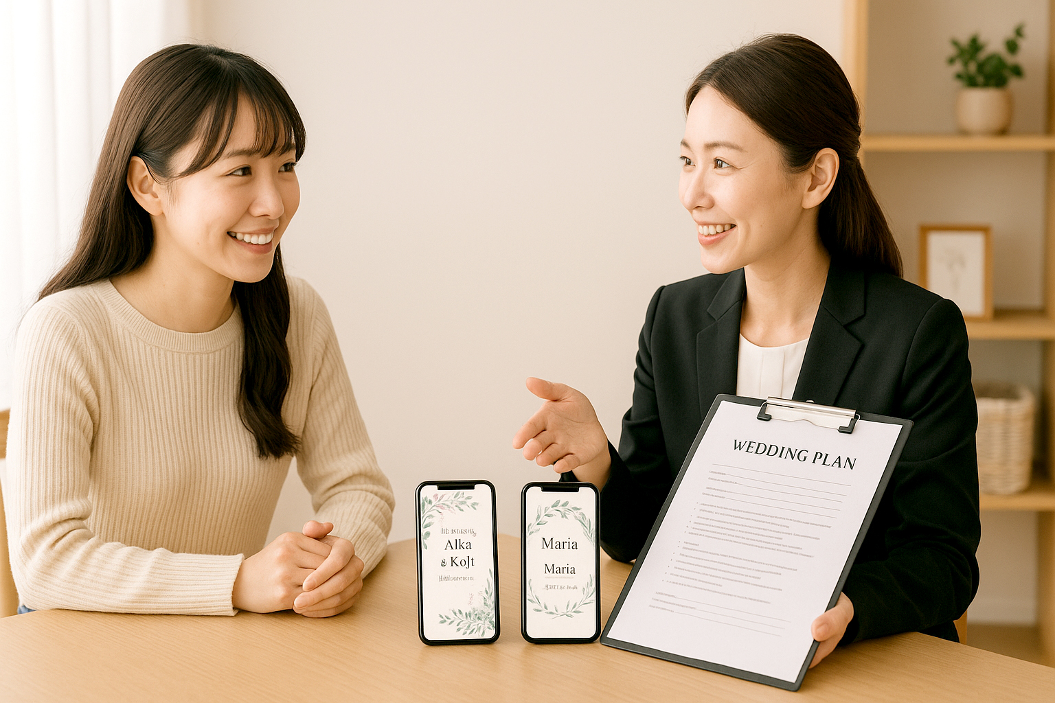 スマホを使った結婚式の演出アイテム